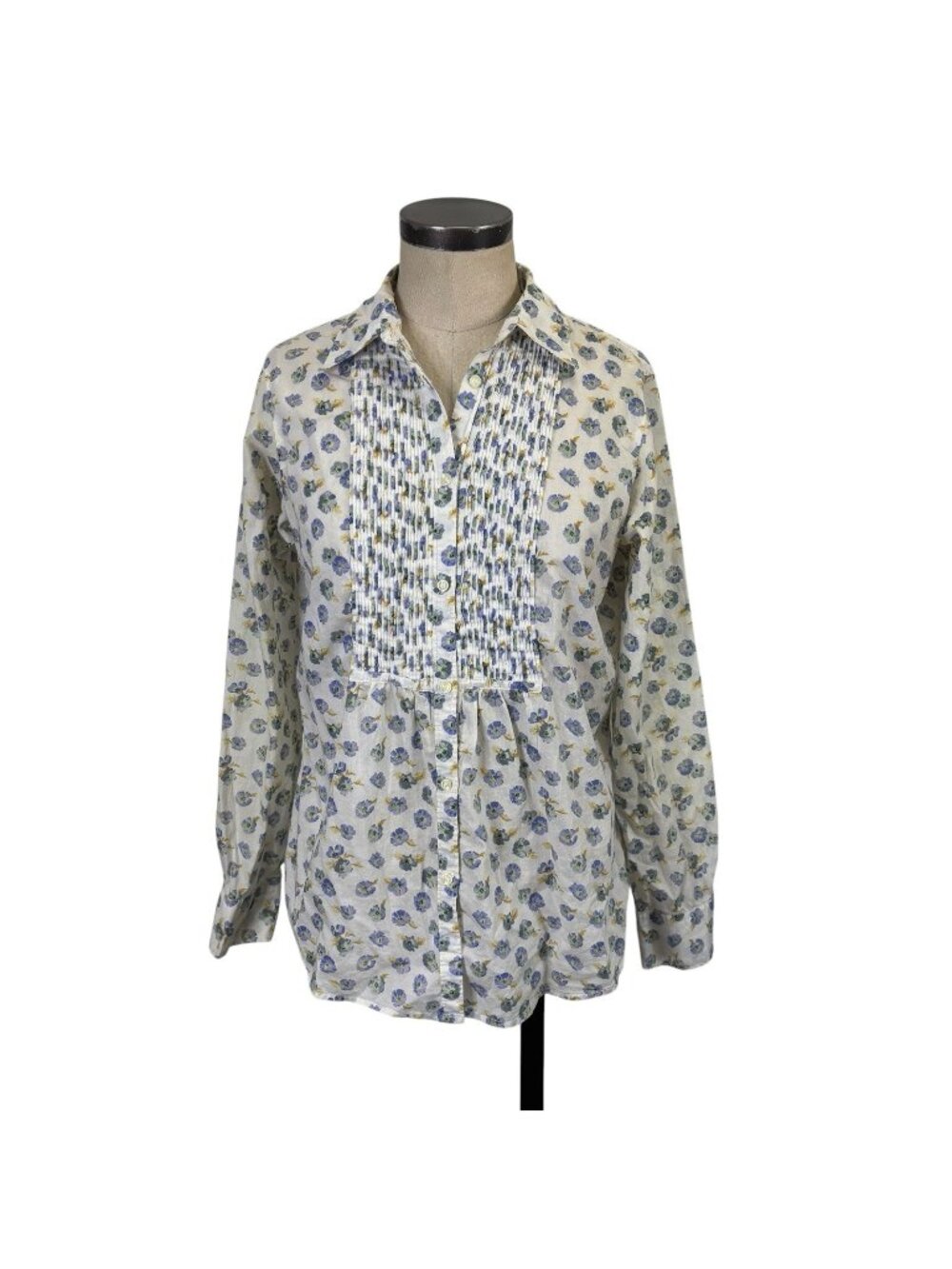 GAP Button Front Shirt Medium Pansy Floral